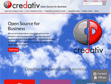 Tablet Screenshot of credativ.com